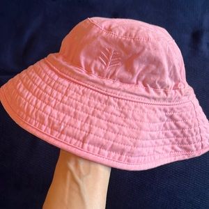 Pink toddler sun hat